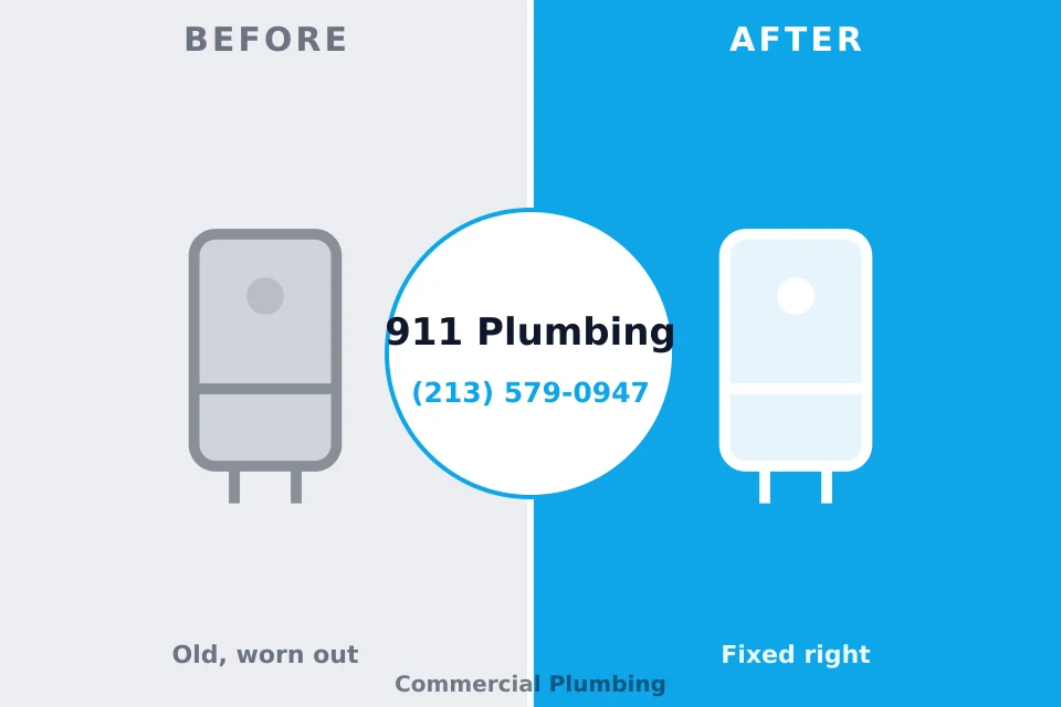 Before and after: plumbing company Wilmore, KY